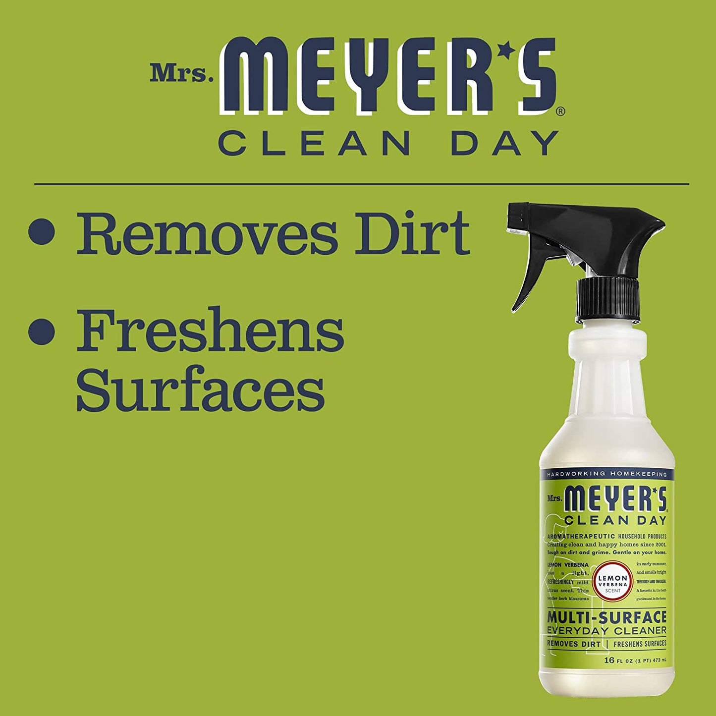 CLEAN DAY All-Purpose Cleaner Spray, Lemon Verbena, 16 Fl. Oz